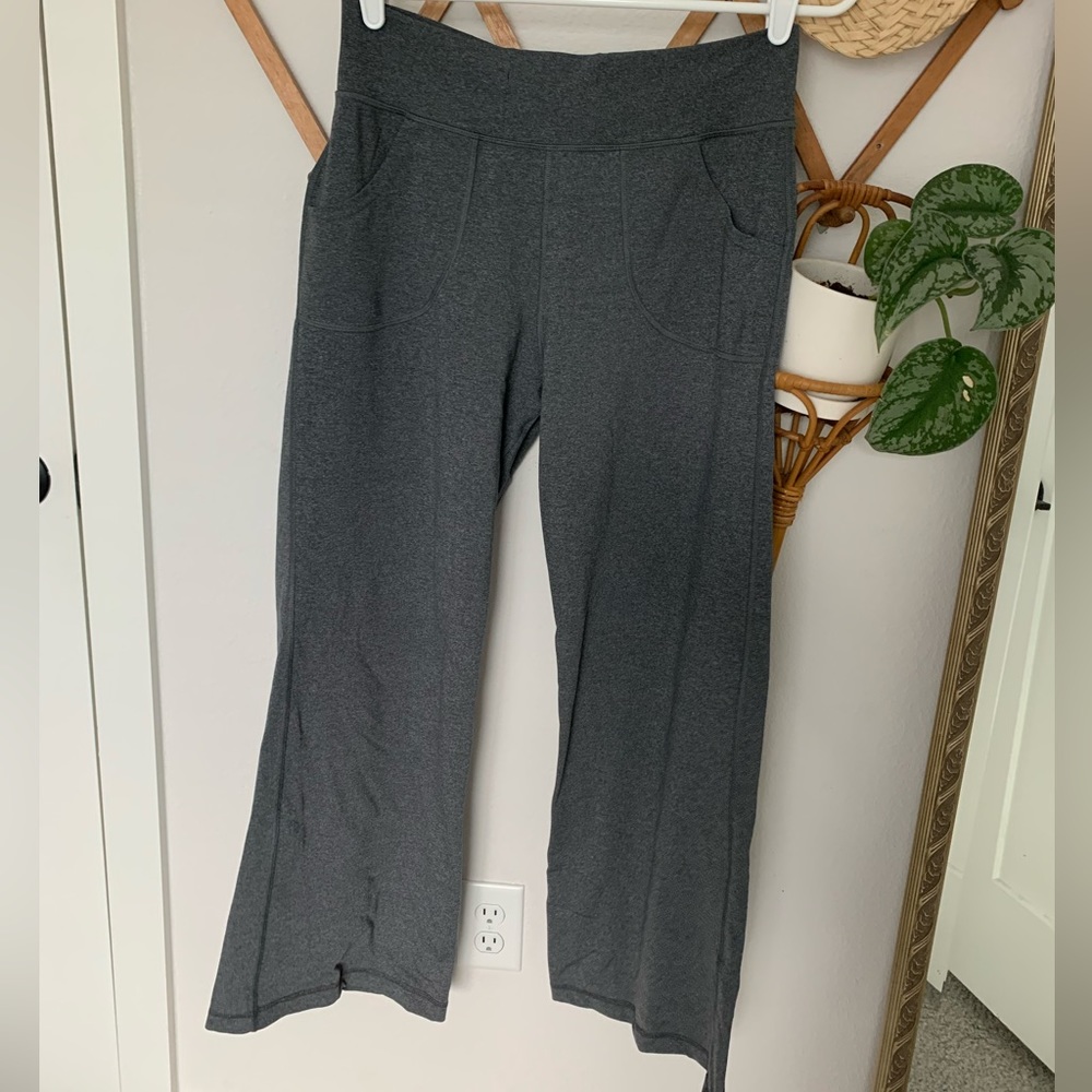 Lululemon Heathered Grey Yoga Pants Size 10